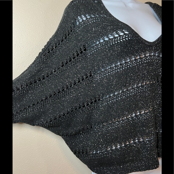 Express black and silver sweater size Medium - Picture 3 of 6